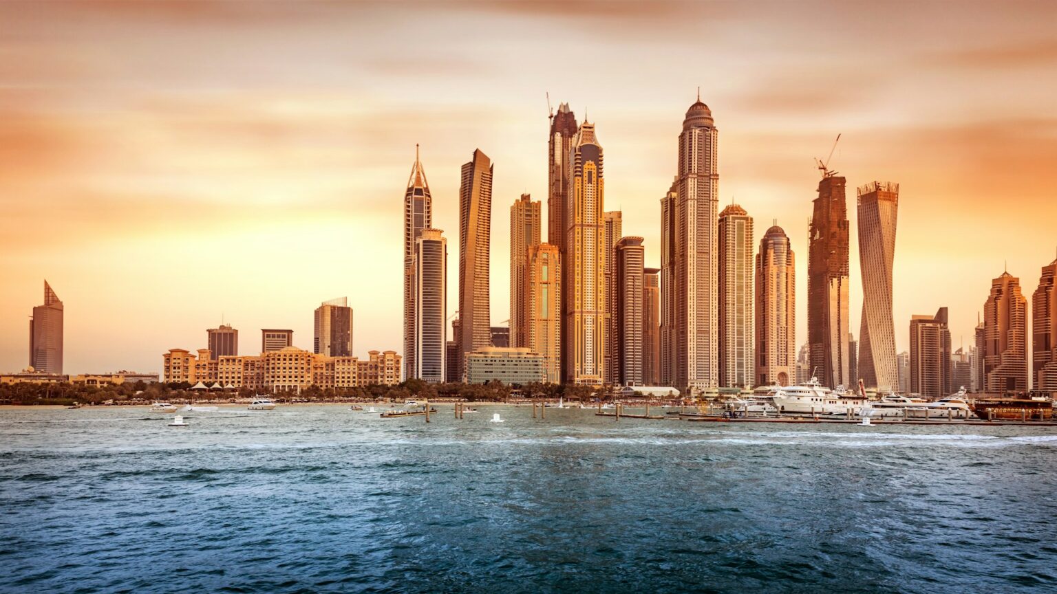 Beautiful Dubai cityscape
